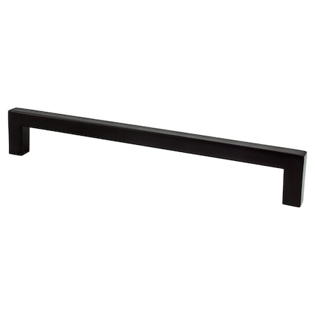Berenson Contemporary Advantage One 192mm CC Matte Black Square Pull 9020-4055-P